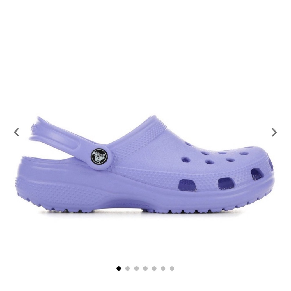 Purple crocs